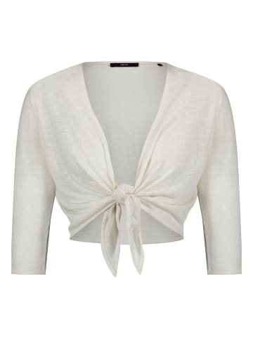 Zero  Bolero-Jacke mit 3/4 Arm in Eggnog