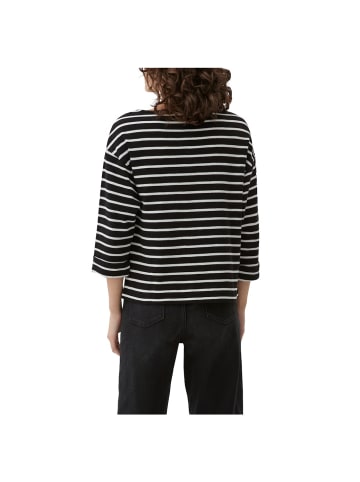 S.OLIVER RED LABEL Langarmshirt in Schwarz