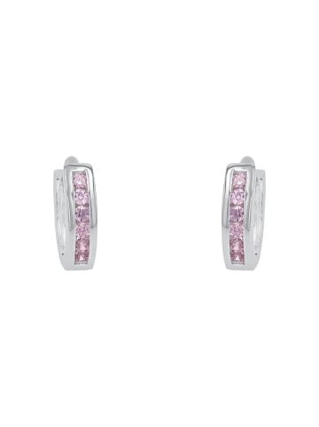 Prinzessin Lillifee Creolen Silber 925, rhodiniert in Rosa