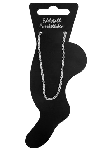 Adeliás Damen Armband aus Edelstahl 19 cm in silber