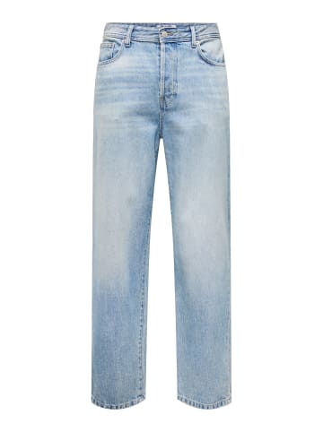ONLY & SONS Locker geschnitten in Light Blue Denim 1