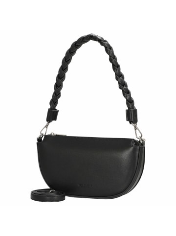 Seidenfelt Melbu Halfmoon - Schultertasche 28 cm (black) in schwarz