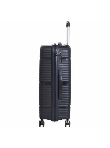 D&N Travel Line 4200 - 4-Rollen-Trolley M 67 cm (darkblue) in darkblue