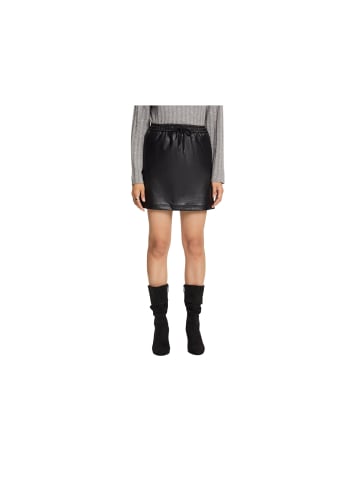 edc by esprit Lederimitatrock für Damen in unifarben in uni