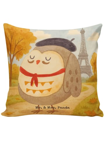 Mr. & Mrs. Panda Kopfkissen Eule Frankreich Design ohne Spruch in Weiß