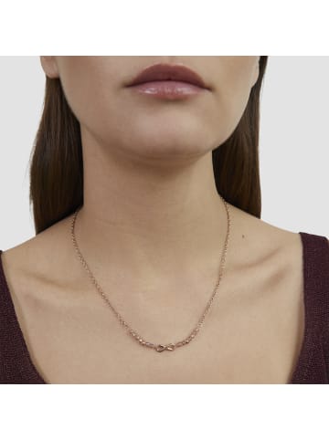 s.Oliver Kette mit Infinity und Schmuckperlen in roségold