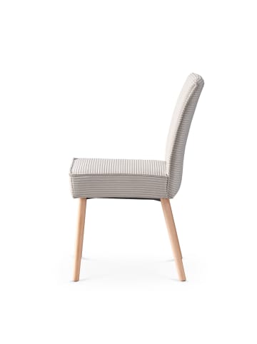 B&D Home 2er-Set: Esszimmerstuhl CEDRIC in Grau - (B)48 x (H)91 x (T)61 cm