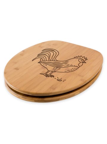 Mr. & Mrs. Panda WC Brille Hahn Korn ohne Spruch in Transparent