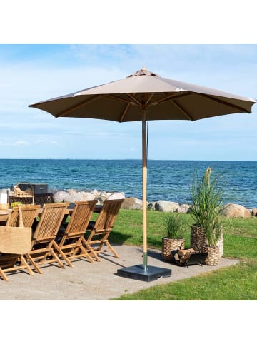 ebuy24 Sonnenschirm Austin Sandfarben 300 x 300 cm