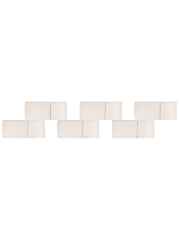 Beliani 6er-Set Auflagen JAVA/AMANTEA PREMIUM in Beige