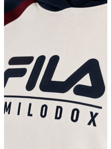 SMILODOX Hoodie Ardea in Dunkelblau/Weiß