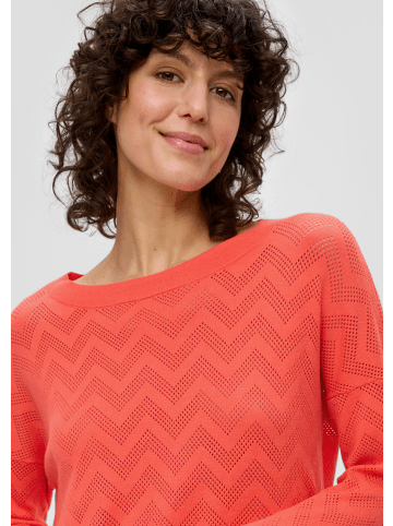 s.Oliver Strickpullover langarm in Orange