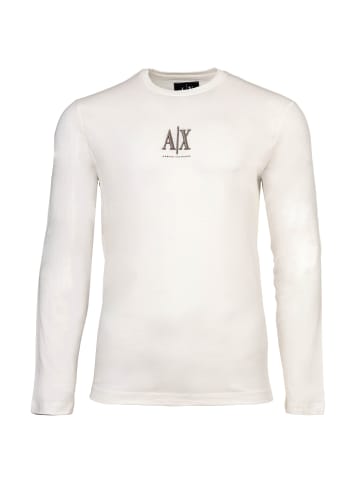 Armani Exchange Longsleeve 1er Pack in Weiß