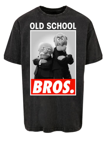 F4NT4STIC Oversize T-Shirt Disney Muppets Old School Bros. in schwarz