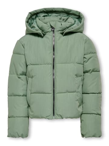 KIDS ONLY Winterjacke KOGDOLLY SHORT PUFFER JACKET in hedge green