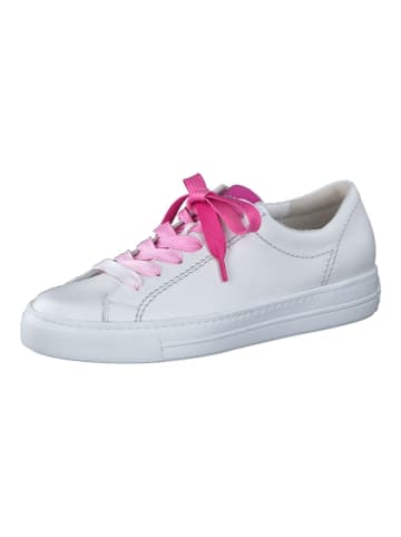 Paul Green Sneaker in Weiß/Pink