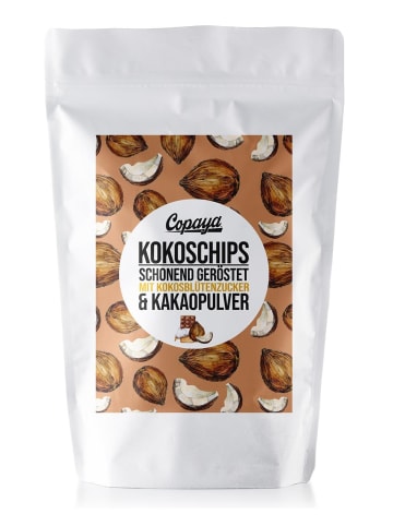 Granar Bio Kokoschips mit Bio Kakao, geröstet & mit Kokosblütenzucker gesüßt, 750g