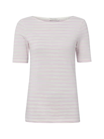 Marc O'Polo T-Shirt in rosa weiß - 0004