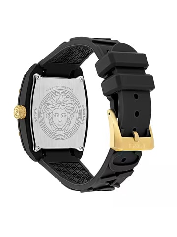 Versace Analoguhr für Damen in Schwarz
