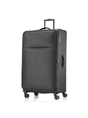 Pack Easy GoUp 4 Rollen Trolley L 76 cm mit Dehnfalte in schwarz