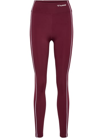 Hummel Hummel Leggings Hmlmt Yoga Damen Atmungsaktiv Schnelltrocknend in ZINFANDEL