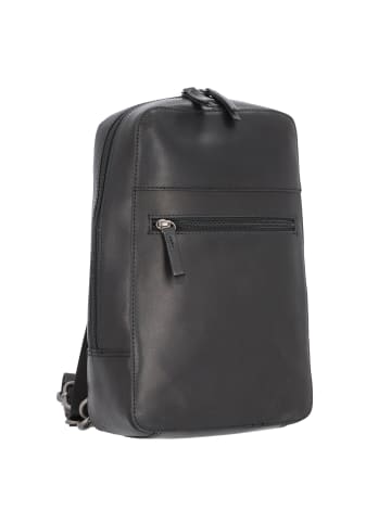 Leonhard Heyden Dakota Umhängetasche Leder 20 cm in schwarz