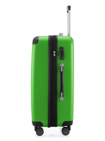 Hauptstadtkoffer Spree - Großer Koffer erweiterbar XL Trolley Aufgabegepäck, TSA, in Hellgrün