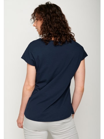 GreenBomb Cool Nature Contours in Marineblau