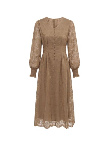 IMANE Women Dress in Brown