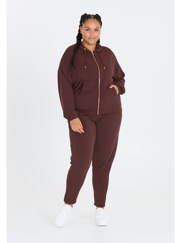 Endurance Q Kapuzenjacke Tiamo in 4241 Fudge