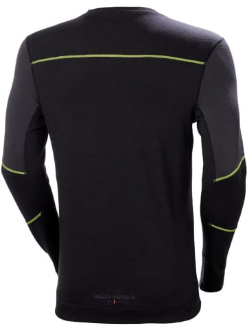 Helly Hansen Longsleeve "Lifa Merino Crewneck" in Schwarz