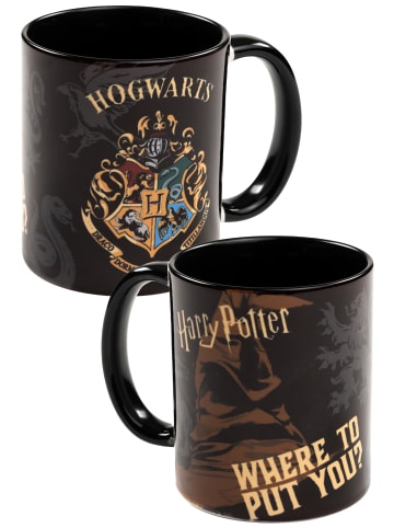 Harry Potter Harry Potter Tasse Hogwarts Sorting Hat Kaffeetasse Becher 320 ml in schwarz
