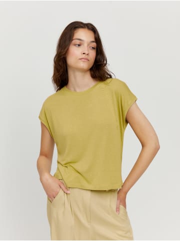 MAZINE T-Shirt Golden T in celery green