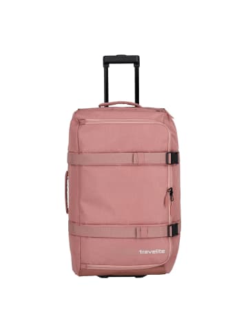 travelite Kick Off 2-Rollen Reisetasche 68 cm in rose