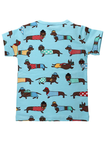 Villervalla Shirt Kurzarm Dachshund in pool