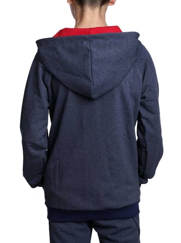 BEZLIT Sweatjacke in Blau - Rot