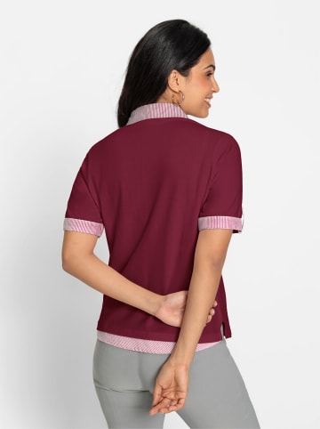 WITT WEIDEN Poloshirt in bordeaux