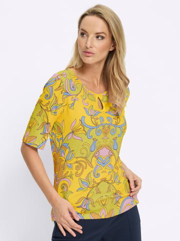 Heine Kurzarmshirt in sonnengelb-limone-bedruckt