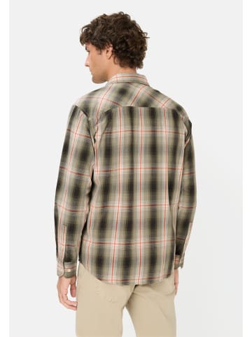 Camel Active Langarmhemd mit Brusttasche in Orange