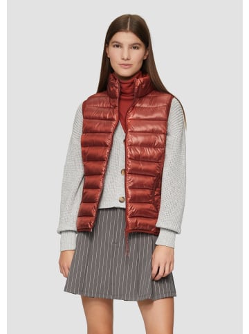 QS Outdoor-Weste in 3835_rostrot