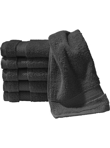 Erwin Müller Frottier Gästetuch 6er-Pack Friedrichshafen in graphit
