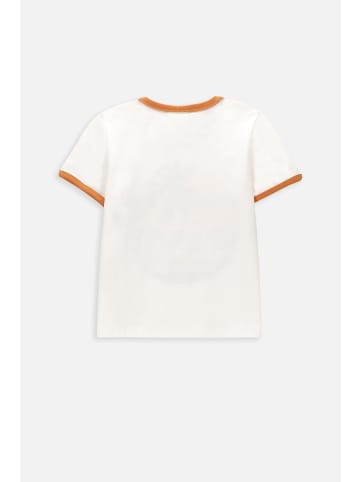 Coccodrillo T-Shirt mit kurzen Ärmeln in ecru