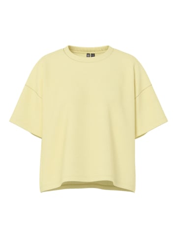 Pieces Oberteil mit kurzen Ärmeln in French Vanilla