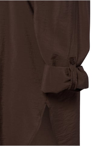 comma Bluse in schoko
