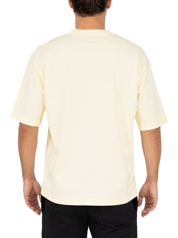 Reichstadt Reichstadt Herren Regular Fit Kurzarmshirt Shoulder Drop 25RS071 Beige XS