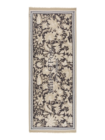 Marc O'Polo Schal mit Allover-Print in Light Beige