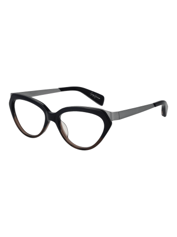 Yohji Yamamoto Unisex Optische Fassungen Katzenauge Schwarz