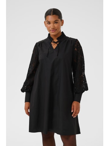 KAFFE curve Kleid KCmynthia A-shape in Black Deep