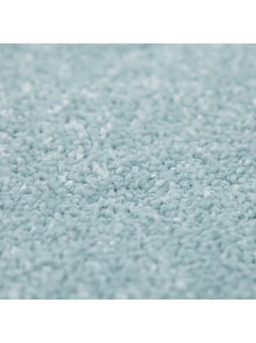 KADIMA DESIGN Waschbarer Teppich waschmaschinenwaschbar Unifarben Küche, Flur in Türkis