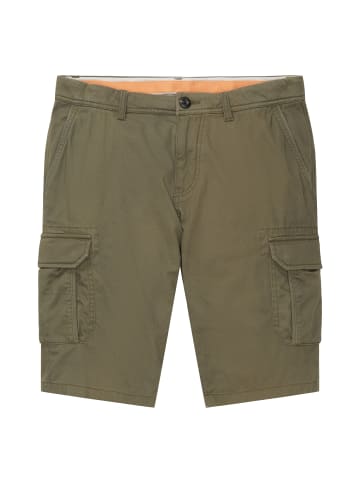 Tom Tailor Chino Cargo Shorts Kurze Twill Hose in Olive